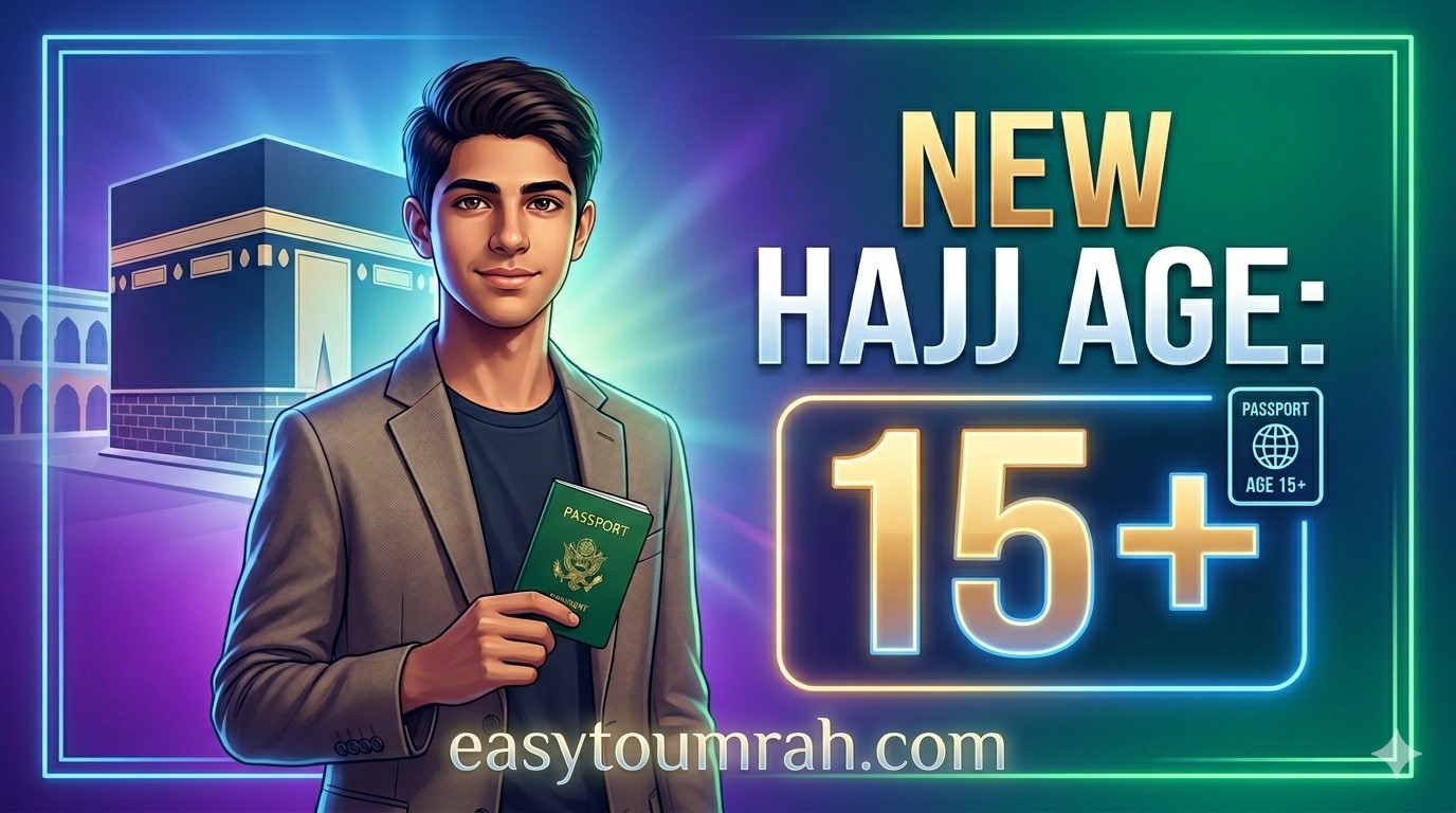 Saudi Arabia Implements Minimum Age Requirement of 15 for Hajj Travelers