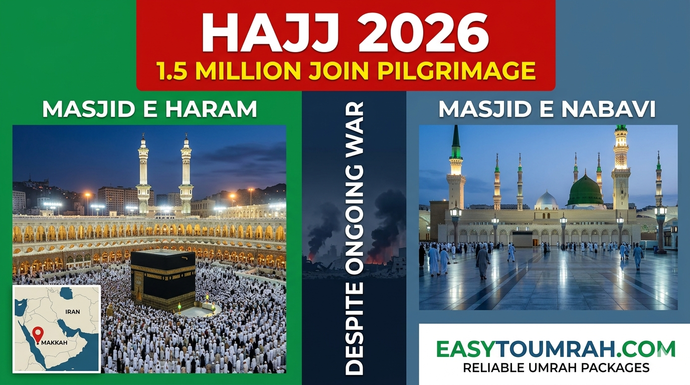 Hajj 2026 1.5 Million Join Pilgrimage Despite Ongoing War