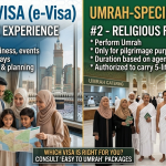 Do I need an Umrah visa, and how is it different from a tourist visa